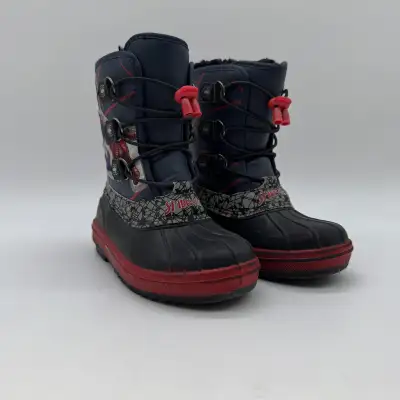 Marvel Spider-Man Kids Winter Snow Boots Size 1, View more