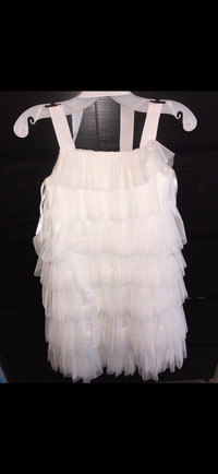 White flower girl dress 