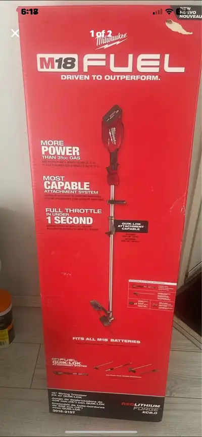 16” String Trimmer M18 Milwaukee Fuel , View more