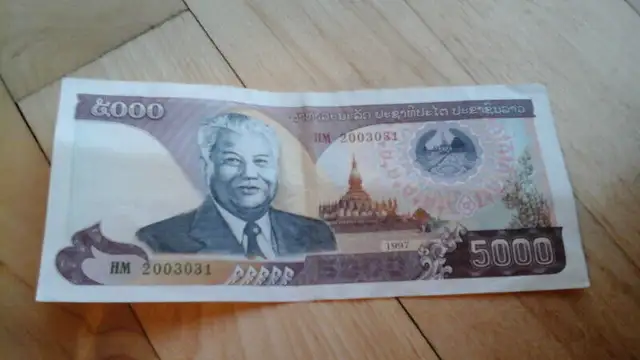 Billet de collection du Laos de 5000 kip in Arts & Collectibles in City of Montréal - Image 2