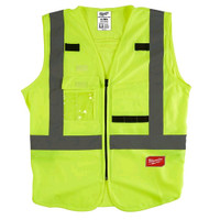 Milwaukee 48-73-5062 High Visibility Yellow Safety Vest  L/XL 

