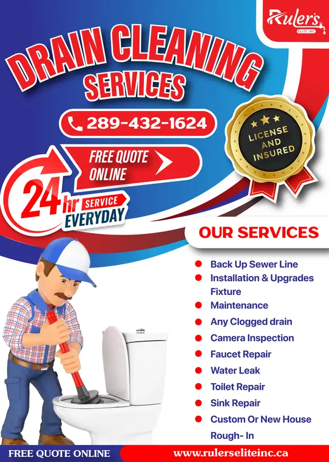 Plumber – Toilet, Drain, Clog,Tub, Sink,Shower,Sewer,Mainline64744834696067121