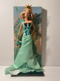 Statue of Liberty Pink Label Barbie