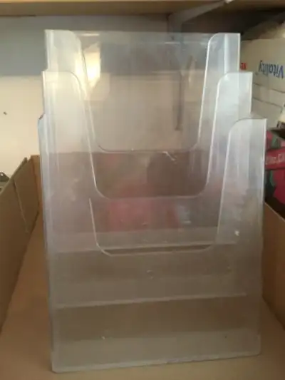 3 Tier Clear Holder Catalogue Display Free Stand, View more