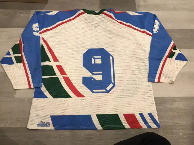 Game Worn Team Italy International IIHF Hockey Jerseys in Arts & Collectibles in City of Toronto - Image 5