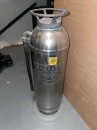 Antique Fire Extinguisher, Chrome, Ex Cond, $30!