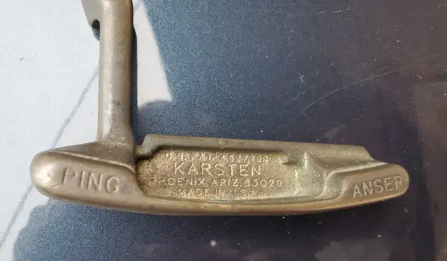 KARSTEN PING ANSER PUTTER 85029 ORIGINAL GRIP AND SHAFT RH 36" in Golf in Markham / York Region - Image 3
