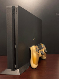 PlayStation 4 in box with GOLD controller 