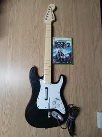 Rock Band 2 Avec Guitare (Xbox 360) (Bien Lire La Description)