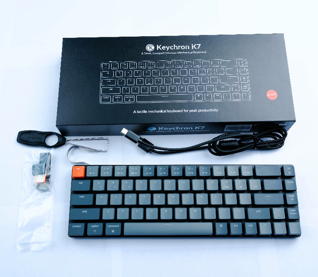 Keychron K7 Ultra-slim Wireless Mechanical Keyboard in Mice, Keyboards & Webcams in City of Toronto