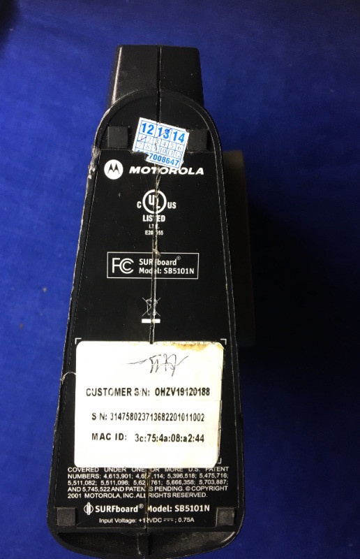 MOTOROLA SURFboard Cable Modem SB5101N in Other in City of Toronto - Image 2