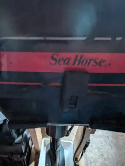 I am selling a used Johnson Sea Horse outboard motor. It's a reliable motor for small boats. The ima...
