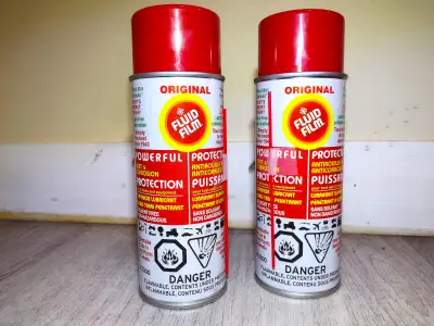 New 333g cans of Fluid Film, powerful rust & corrosion protection. Works great on automotive underca...