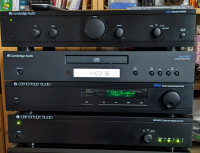 Cambridge Audio A1 Amp, Azur 640C, T500 tuner, DACMAGIC 2