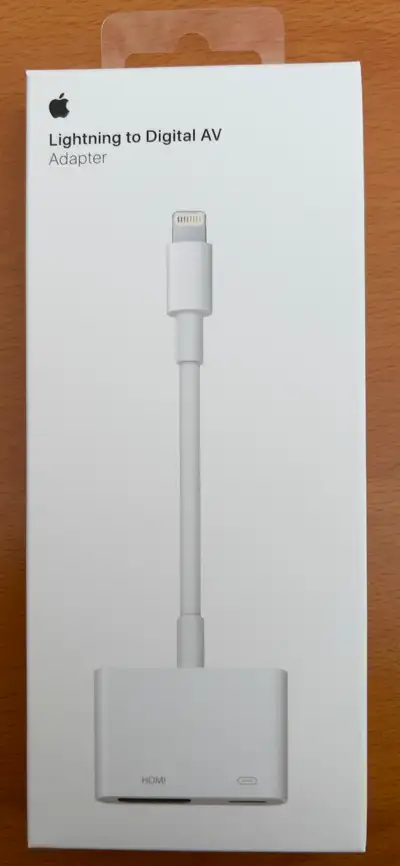 Apple lightning to digital AV adapter, View more