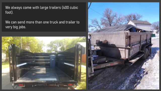 JUNK REMOVAL GARBAGE HAULING DEMO MEN ON STAND BY NOW 10 YEARS in Other in Winnipeg - Image 9