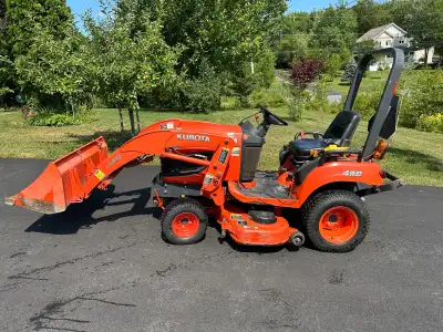 Kabota BX1860 4x4 diesel yard tractor with front end loader. One owner and purchased new in 2018. Th...