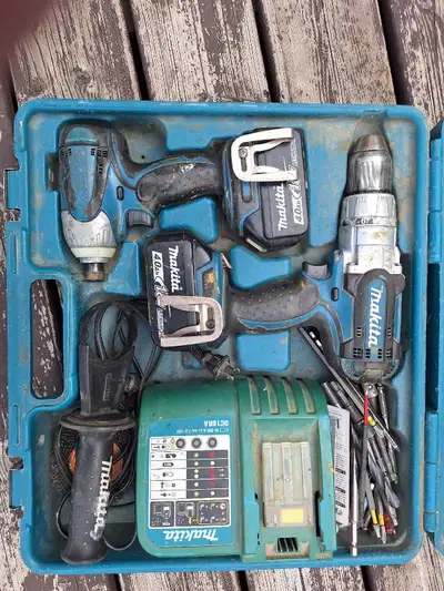 MAKITA IMPACT DRILL AND DRIVER AND BATTERY CHARGER., View more
