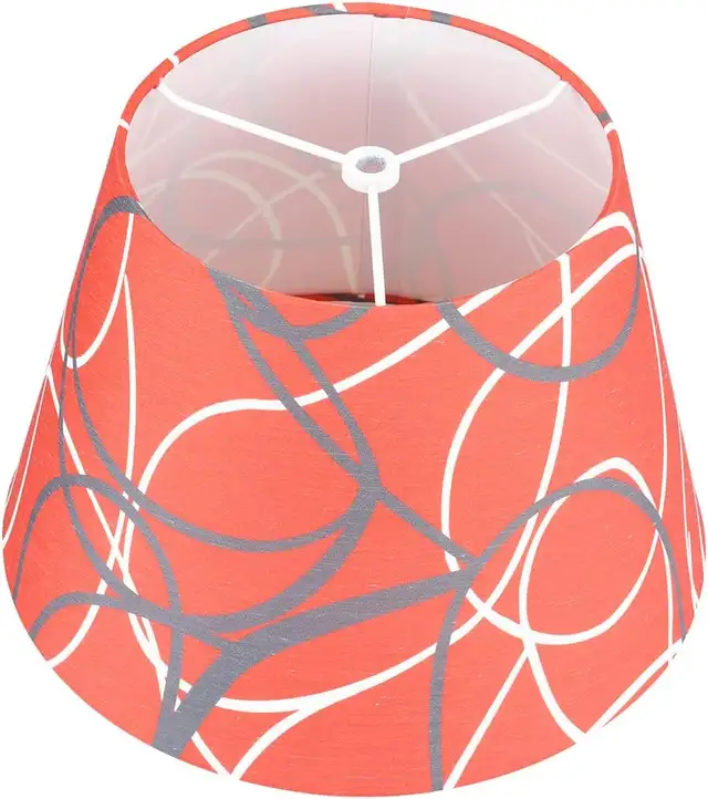 NEW (SET OF 2) Fabric Lamp Shade for Table/Bed/Floor Lamp - Red in Indoor Lighting & Fans in Markham / York Region - Image 6
