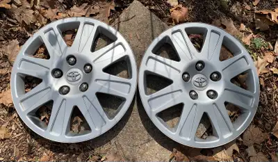 2 - Toyota 16” hubcaps $15 each; $25 for both Cash or eTransfer