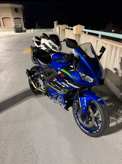 Selling my extremely well-maintained Yamaha R3 with only 10,000 km. This bike has been carefully upg...