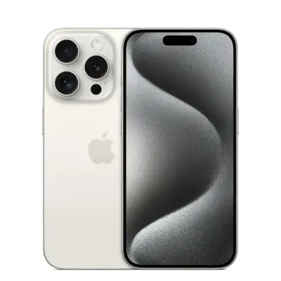 USED IPHONE 15 PRO WHITE TITANIUM (128 GB) 780-456-6675, View more