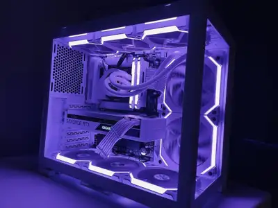 Nyota White RGB (Lian Li Like Fans) High End Asiahorse, View more