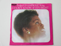 45 Vinyl Record Evelyn Champagne King I don't Know If It's Right