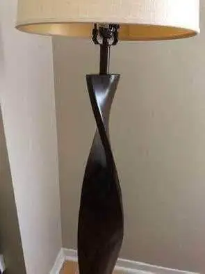 62 1/2” twisted wood floor lamp $350, Vintage + more in Indoor Lighting & Fans in Oakville / Halton Region - Image 4