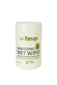 Forsage Sanitizing Wet Wipes 24/Case 120 Count