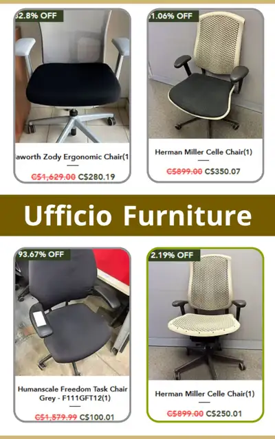 Comfort Meets Affordability – Used Office Chairs- Call Us Now!, View more