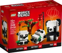 LEGO BrickHeadz: Chinese New Year Pandas 40466 (BNIB)