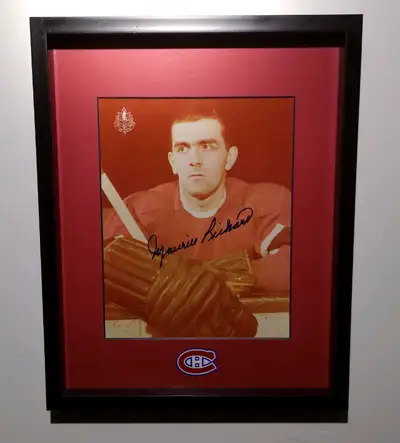 Maurice Richard autographed, View more