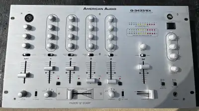 DJ Mixer American Audio Q-3433SX in VG condition CD optional , View more