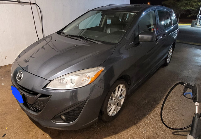 2012 Mazda 5 GT 6 Speed Manual/Leather/Roof/6 Seats Clean Title in Cars & Trucks in City of Toronto - Image 3