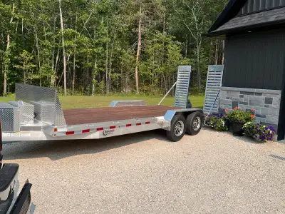 2023 Bender built 17+3 Car Trailer Approximately 150-200km on the trailer, used once to bring someth...