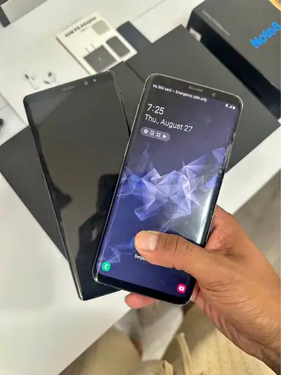 Like New Samsung Galaxy S9 & Note 8 64 GB + Airdrops & Fast, View more