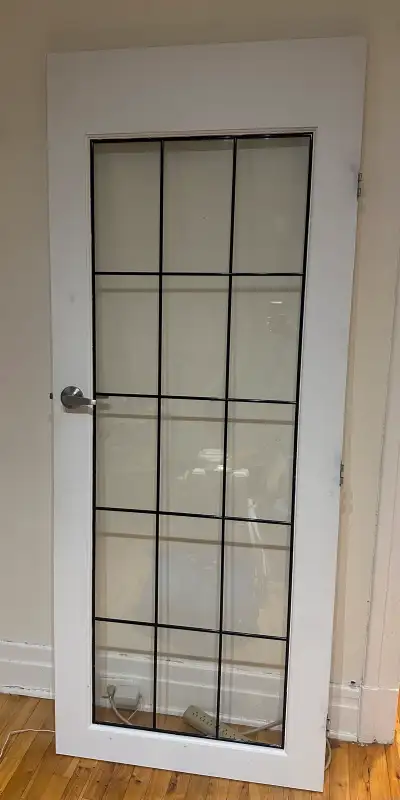 Clear glazed door / Porte à vitrage clair 31 7/8 x 80