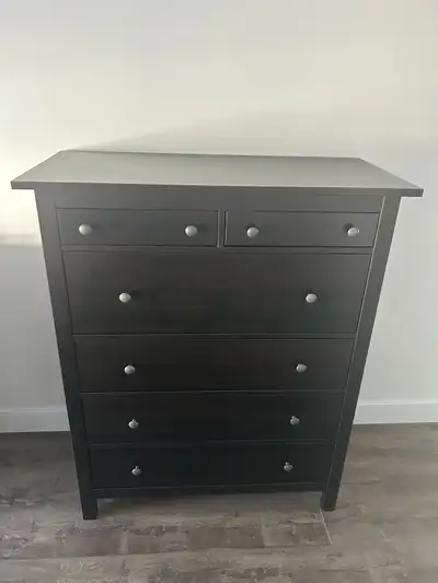 IKEA HEMNES Tall dresser black brown , View more