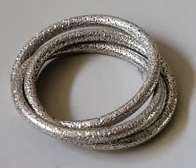 Sterling Silver Russian Intertwined Ring Pendant