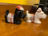 Never Used Scottie Dogs Salt and Pepper Shaker Set Ceramic