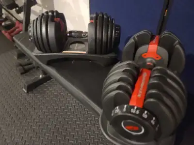 Genuine Bowflex Adjustable Dumbells Weights, View more