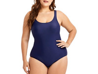 Women's Plus Size One Piece Modest Bathing Suit