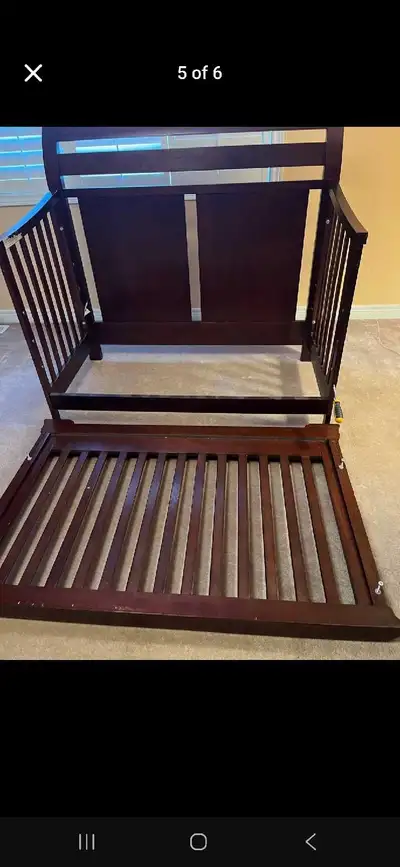 Crib and mattress , View more