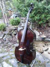 Double Bass 1800s carved