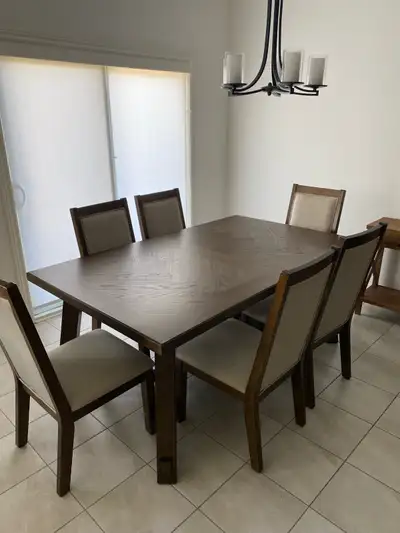 Dining Room Table and 6 Chairs, View more