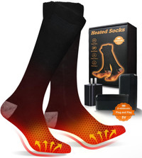 Heated Socks for Men Electric Women Rechargeable 5V/4000mAh