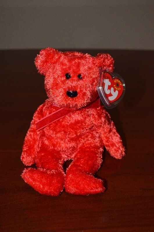 Ty Beanie Babies *Retired & Rare* - Sizzle the Bear in Arts & Collectibles in Sarnia