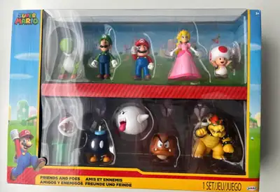 Super Mario Figures 2.5” friends and foes 10 pack, View more