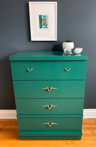 Mid-Century Tallboy Dresser, View more